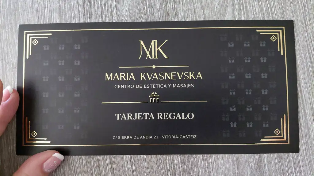 Tarjeta de regalo, propuesta nueva